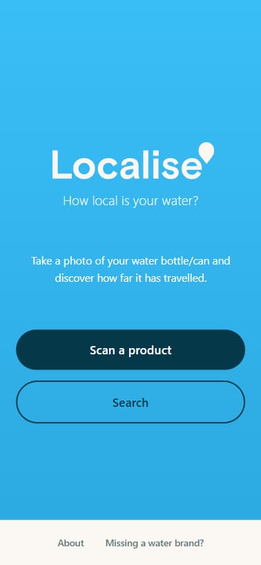 AI-Powered Water Brand Scanner for Supply Chain Awareness